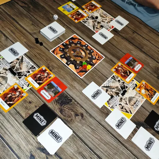 Partie en cours de Mine